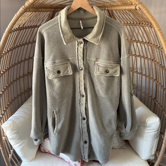 Free People Ruby Oversized Shirt Jacket - Picture 3 of 5